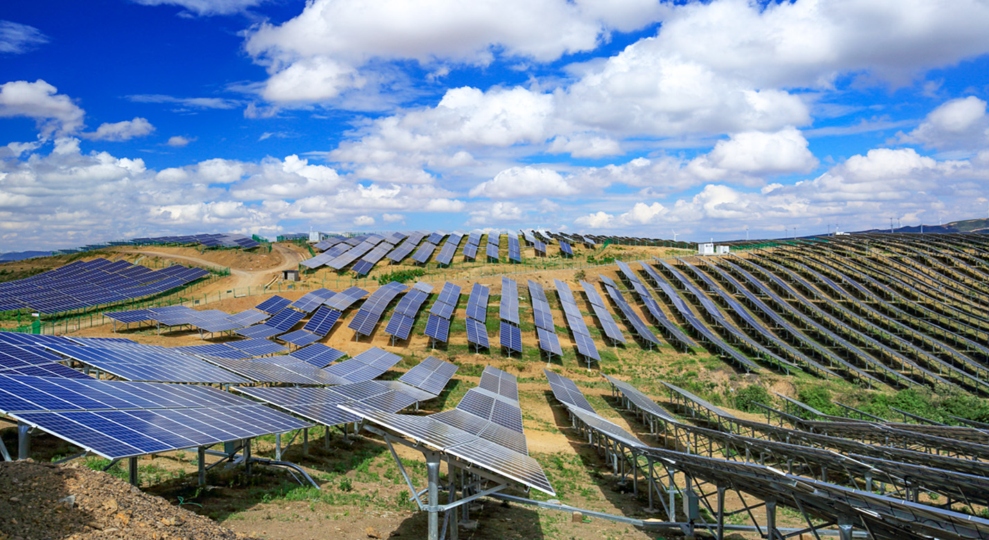 云南省石林石漠化区域60MWp农光互补光伏发电树模工程